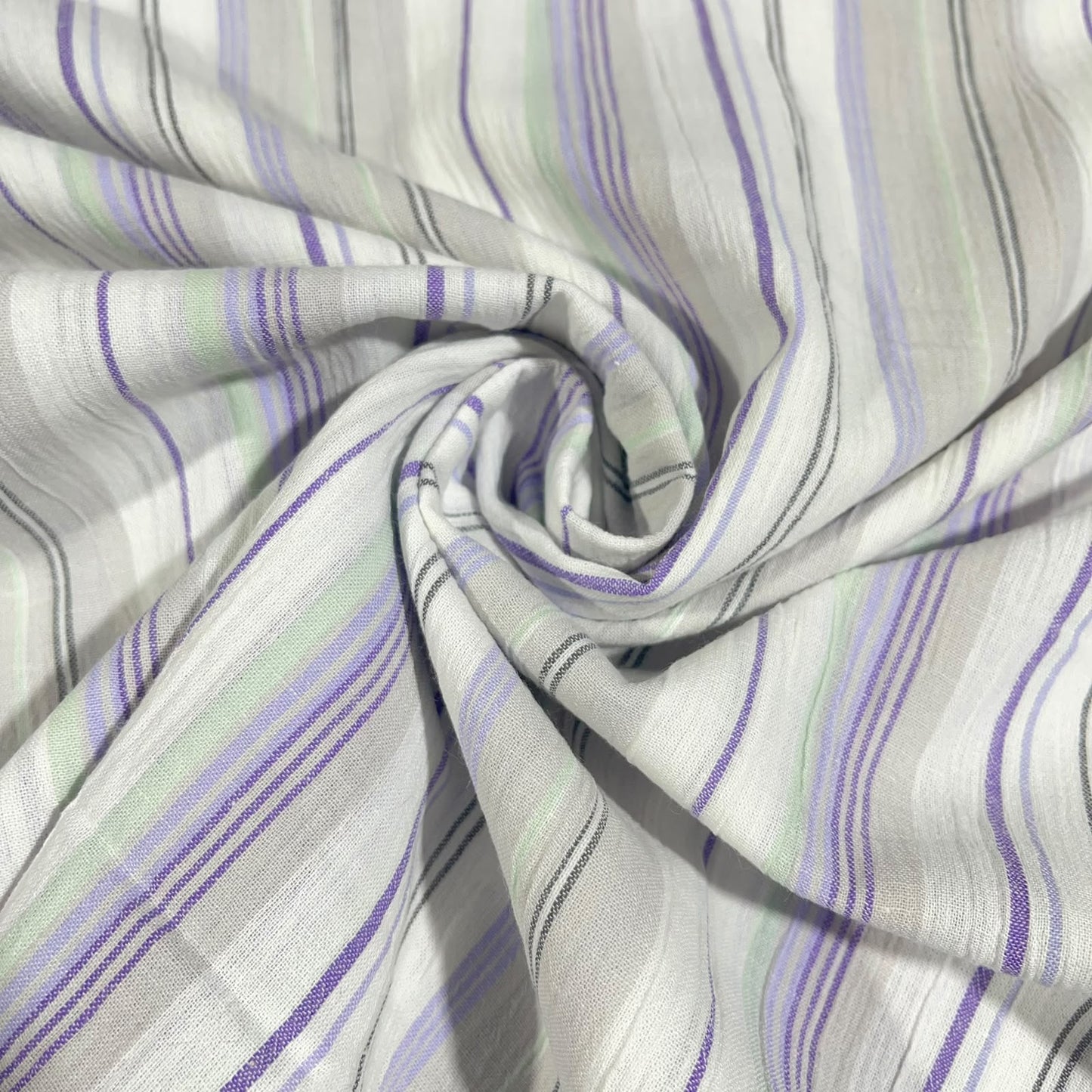 Fine Multi Stripe 100% Cotton Quilting Dress Craft Costume Fabric 58" Wide By The Meter