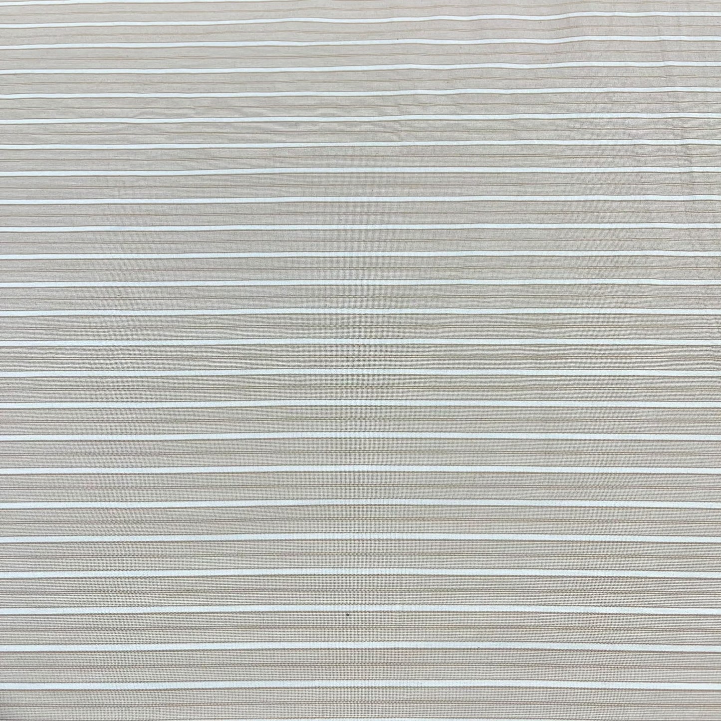 Neutral Fine Stripe 100% Cotton Quilting Dress Craft Costume Fabric 58" Wide By The Meter