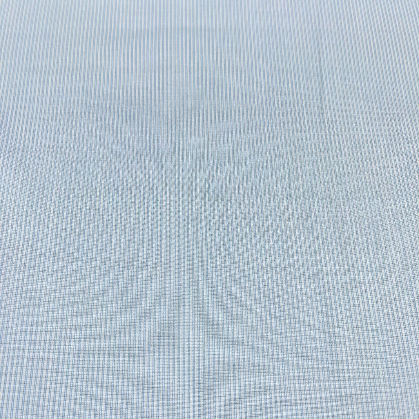 Blue Pin Stripe 100% Cotton Quilting Dress Craft Costume Fabric 58" Wide By The Meter