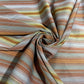 Multi Stripe 100% Cotton Quilting Dress Craft Costume Fabric 58" Wide By The Meter