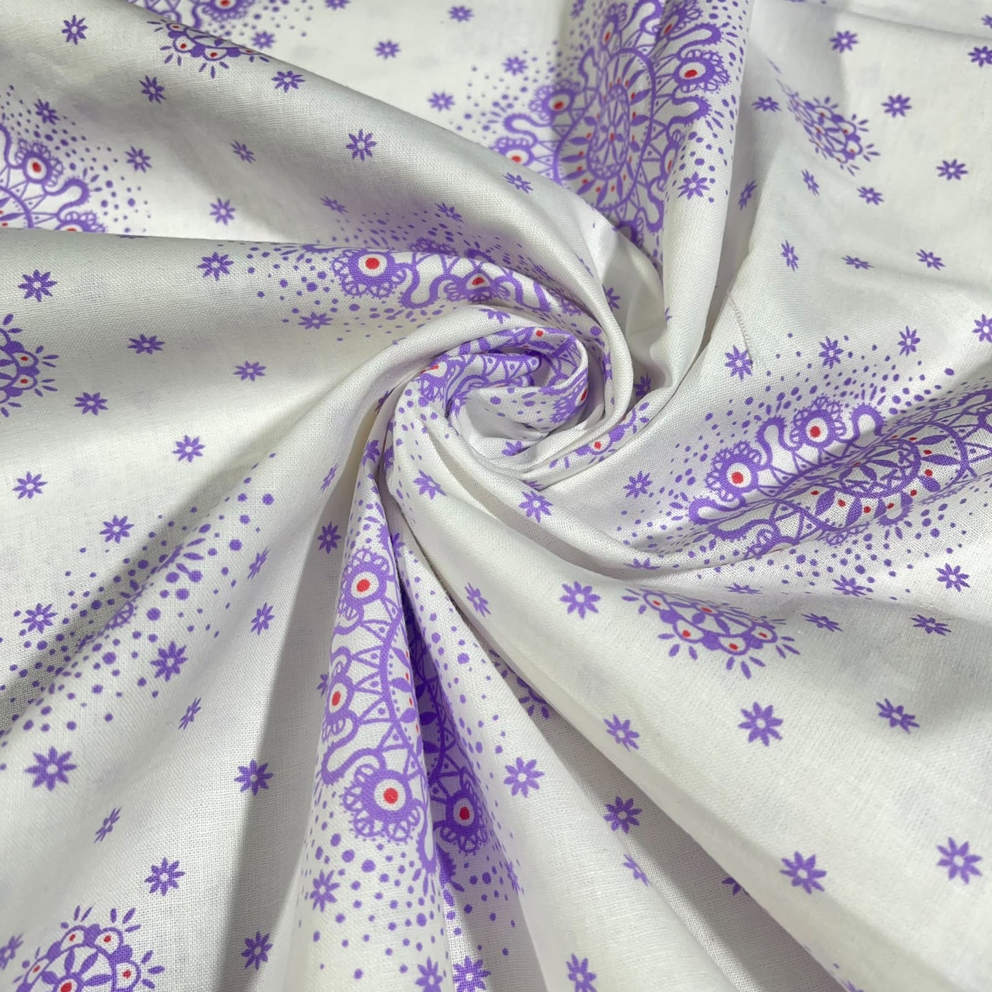 Mandala Medallion 100% Cotton Quilting Dress Craft Costume Fabric 58" Wide By The Meter
