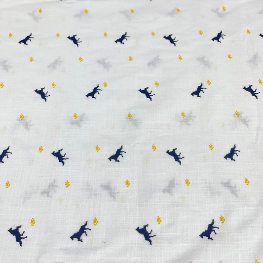 Horse Motif 100% Cotton Quilting Dress Craft Costume Fabric 58" Wide By The Meter