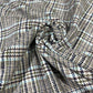 Windowpane Check Italian Wool Blend Fabric – Premium Coat, Jacket, Dress & Costume Material – 58" Wide By The Meter