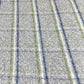 Grey & Olive Striped Check Italian Wool Blend Fabric – Premium Coat, Jacket, Dress & Costume Material – 58" Wide By The Meter