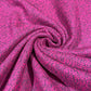 Fuchsia Crosshatch Weave Italian Wool Blend Fabric – Premium Coat, Jacket, Dress & Costume Material – 58" Wide By The Meter