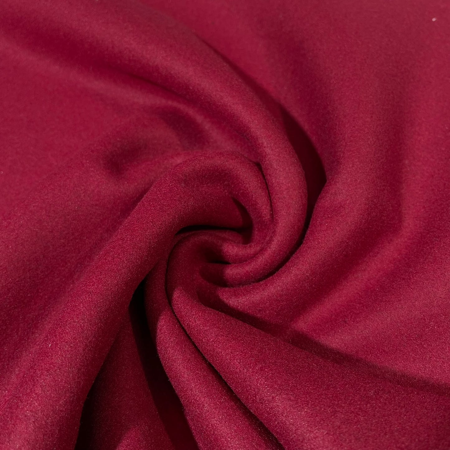 Plain Raspberry Red Italian Wool Blend Fabric – Premium Coat, Jacket, Dress & Costume Material – 58" Wide By The Meter