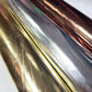 Copper Stretchy Metallic Look Foil Jersey Dance & Costume Fabric 58" Wide By The Meter