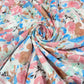 Pastel Paisley Bloom 100% Cotton Floral Lawn Fabric 58" Wide Dressmaking Craft Draping Per Meter