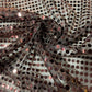 Brown 3mm Sequin Nylon Jersey Fabric – 44″ Wide Dress Craft Costume Decor Material By The Meter