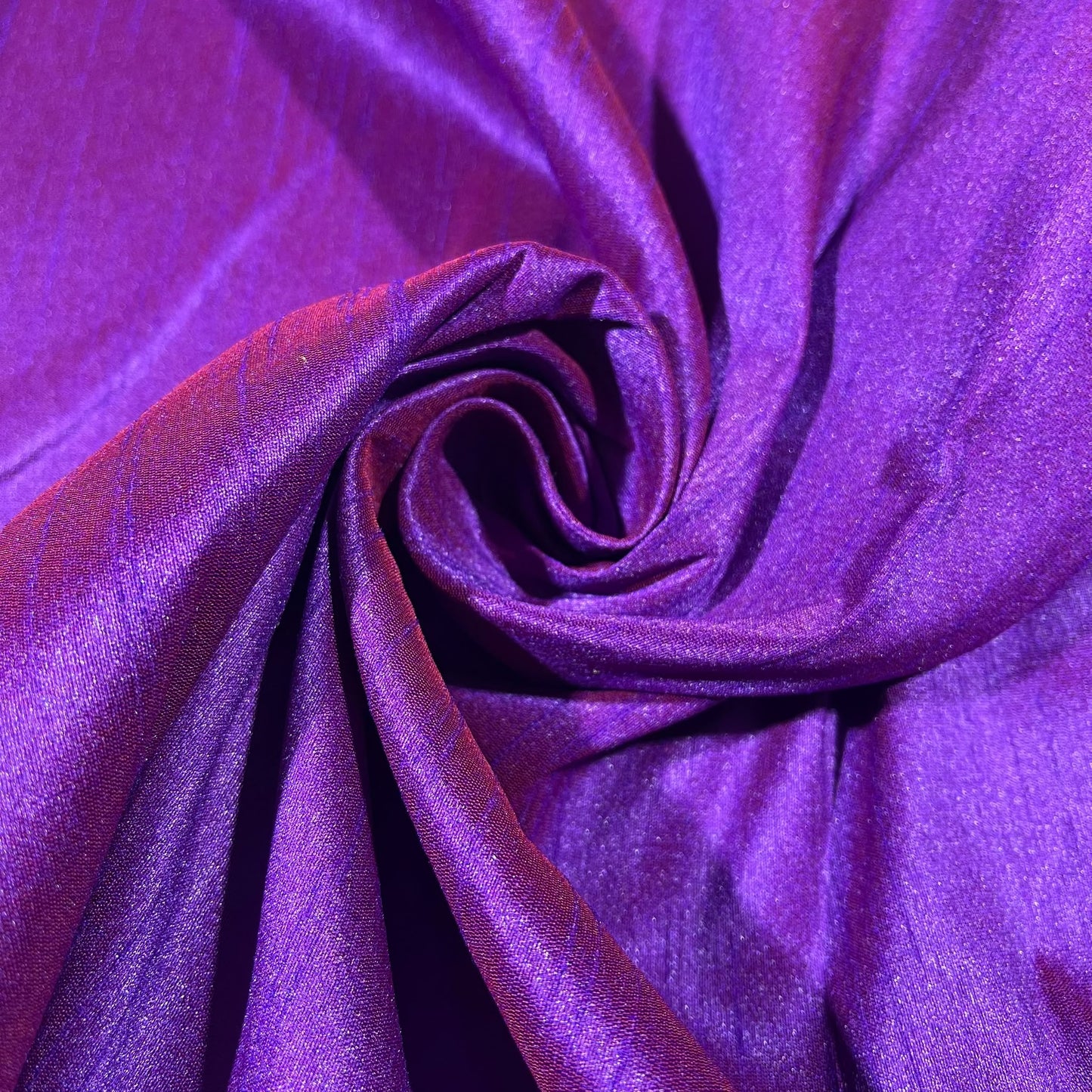 Weinrote Rohseide, Dupionseide, 100 % Polyester, Polsterstoff, Brautmaterial, 111,8 cm, Meterware