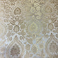 Gold Floral Weave Banarasi Brocade Bridal, Dressmaking, Costume Fabric 44" Wide By The Meter