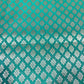 Emerald Green Daisy Floral Banarasi Brocade Bridal, Dressmaking, Costume Fabric 44" Wide By The Meter