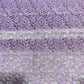 Lilac Paisley Floral Banarasi Brocade Bridal, Dressmaking, Costume Fabric 44" Wide By The Meter