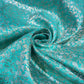 Jade Paisley Floral Banarasi Brocade Bridal, Dressmaking, Costume Fabric 44" Wide By The Meter