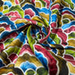 Rainbow Mosaic Printed Digital 100% Cotton Dressmaking Costume Craft Fabric 44" Wide By The Meter