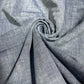 Denim Blue Cotton Linen Fabric 58" Wide – Plain Linen Look Dressmaking & Craft Fabric By The Metre