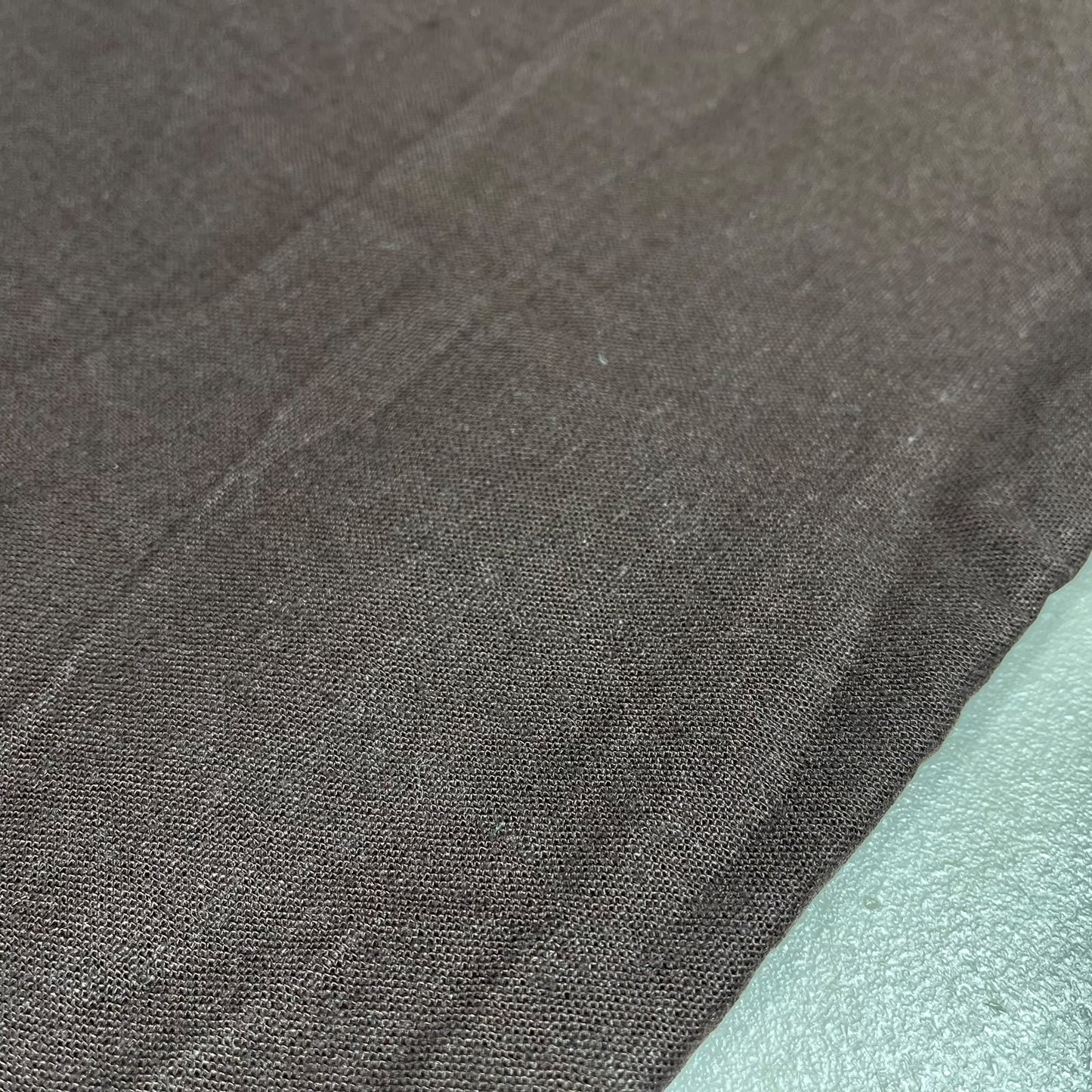 Brown Cotton Linen Fabric 58" Wide – Plain Dressmaking & Craft Fabric By The Metre