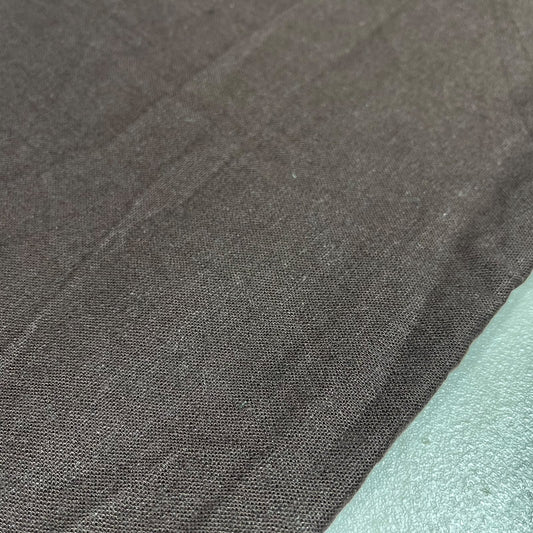 Brown Cotton Linen Fabric 58" Wide – Plain Dressmaking & Craft Fabric By The Metre