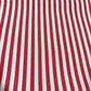 Red & White Stripe Cotton Poplin Fabric 58" Wide – Striped Dressmaking Fabric By The Metre