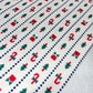 Christmas Red Green Candy Cane Tree Gift Festive Xmas Brushed Cotton Sewing Craft Fabric 58" Wide By The Meter