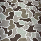 Brown Beige Khaki Brushed Cotton Camo Print Dressmaking Craft Fabric 58" Wide By The Metre