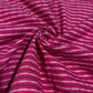 Raspberry Red Pinstripe 100% Cotton Striped Linen Dressmaking Quilting Crafts Sewing Fabric 58" Wide By The Meter
