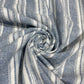 Denim Blue Heritage Stripe 100% Cotton Striped Linen Dressmaking Quilting Crafts Sewing Fabric 58" Wide By The Meter
