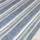 Denim Blue Heritage Stripe 100% Cotton Striped Linen Dressmaking Quilting Crafts Sewing Fabric 58" Wide By The Meter