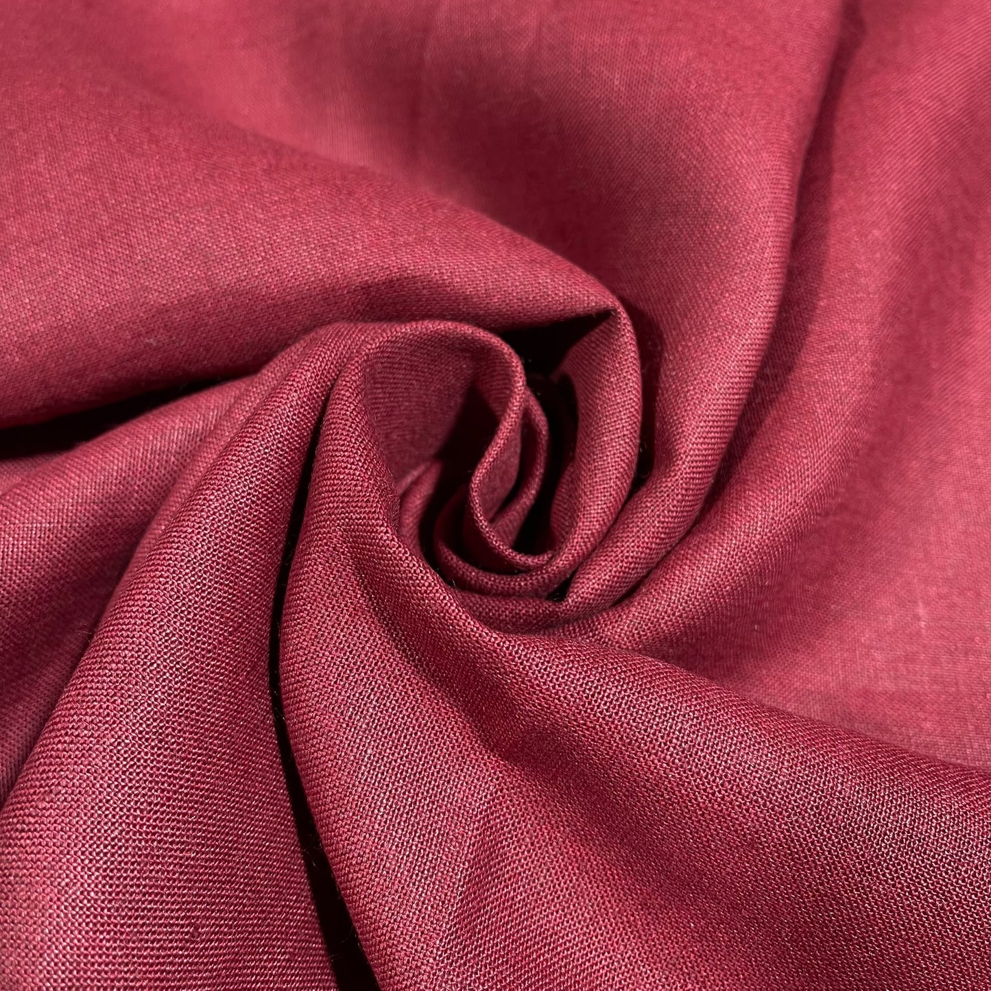 Crimson 100% Pure Linen Dressmaking, Sewing, Costume Fabric 58" Wide By The Meter