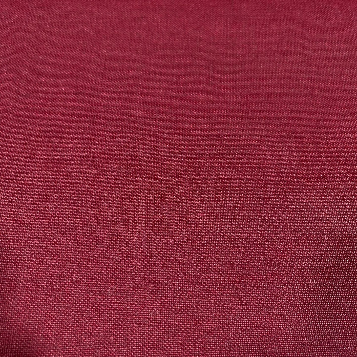 Crimson 100% Pure Linen Dressmaking, Sewing, Costume Fabric 58" Wide By The Meter