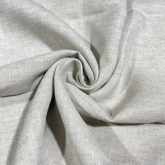 Natural Oatmeal 100% Pure Linen Dressmaking, Sewing, Costume Fabric 58" Wide By The Meter