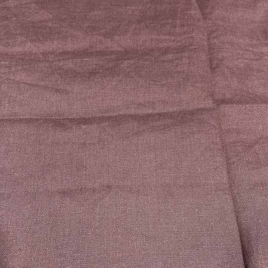 Brown 100% Pure Linen Dressmaking, Sewing, Costume Fabric 58" Wide By The Meter
