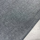Grey Herringbone Weave Stripe 100% Pure Linen Dressmaking, Sewing, Costume Fabric 58" Wide By The Meter