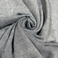 Grey Herringbone Weave Stripe 100% Pure Linen Dressmaking, Sewing, Costume Fabric 58" Wide By The Meter