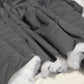 Designer Deadstock Black Water Resistant Quilted Fabric – Padded Polyester Jacket & Coat Material 150cm Wide By The Metre