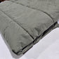 Designer Deadstock Khaki Water Resistant Pre-Quilted Polyester Fabric – Padded Jacket & Coat Material 150cm Wide By The Metre