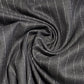 Black Pinstripe Polyester Suiting Fabric 58" Wide – Tailoring Blazer Trouser Waistcoat Dress Material By The Metre
