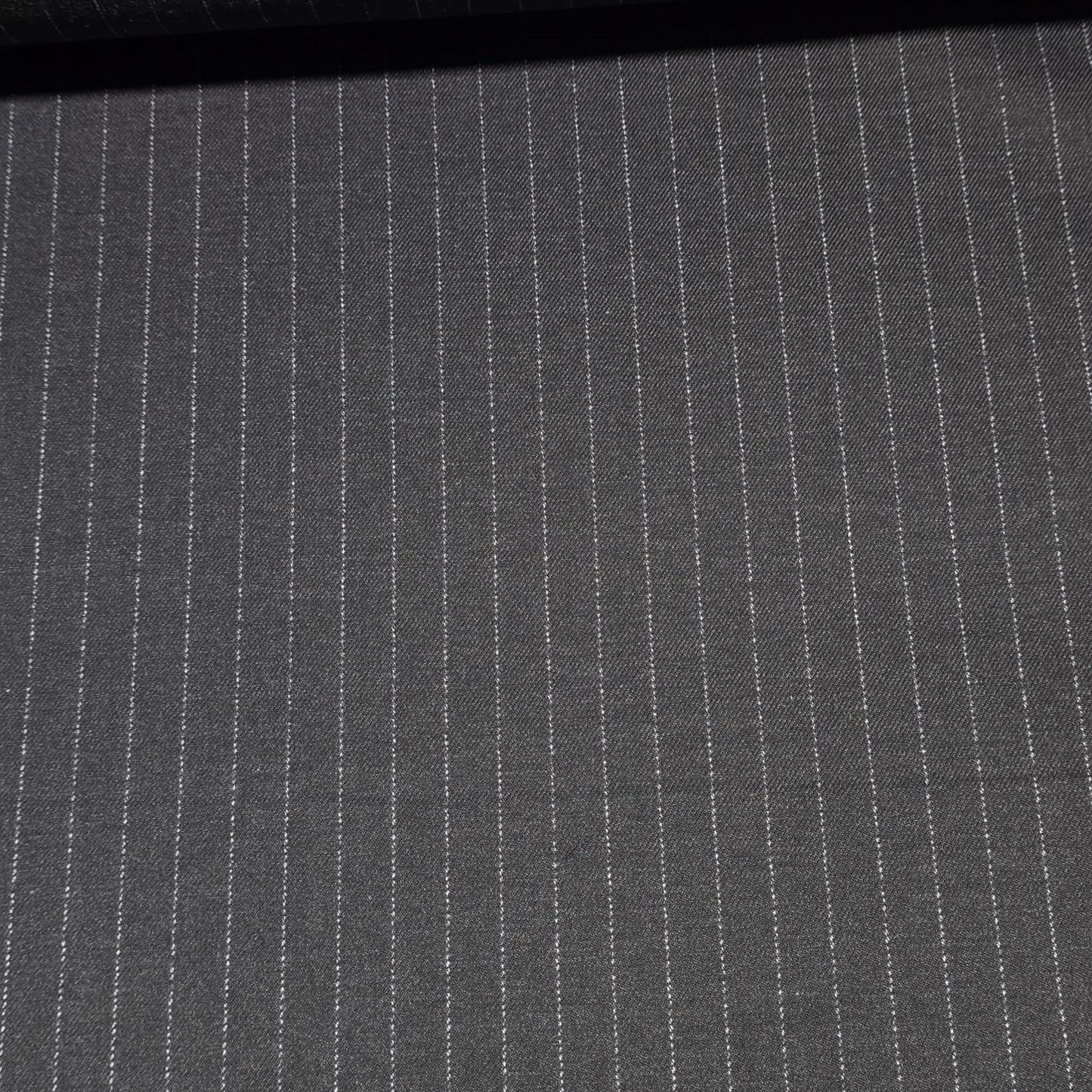 Black Pinstripe Polyester Suiting Fabric 58" Wide – Tailoring Blazer Trouser Waistcoat Dress Material By The Metre