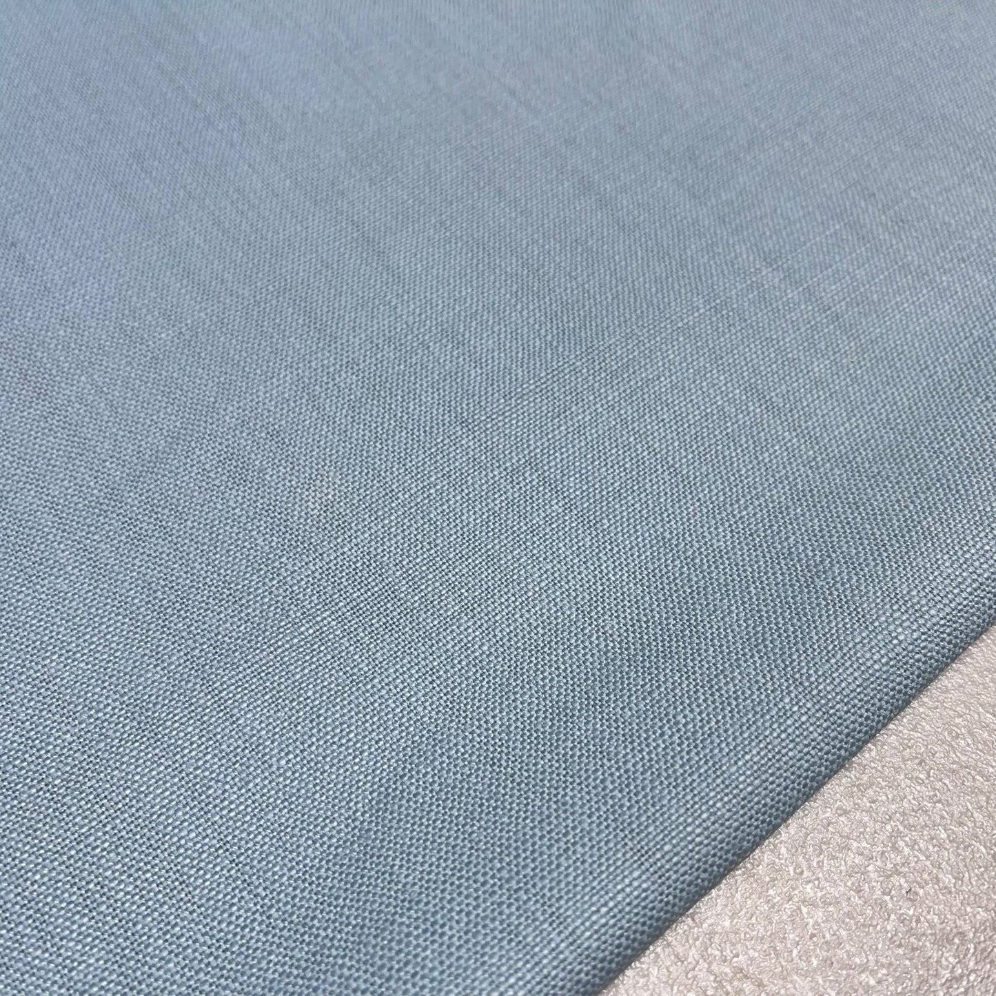 Powder Blue Deadstock 100% Cotton Fabric – 140cm Wide | Curtain & Furnishing Fabric By The Metre