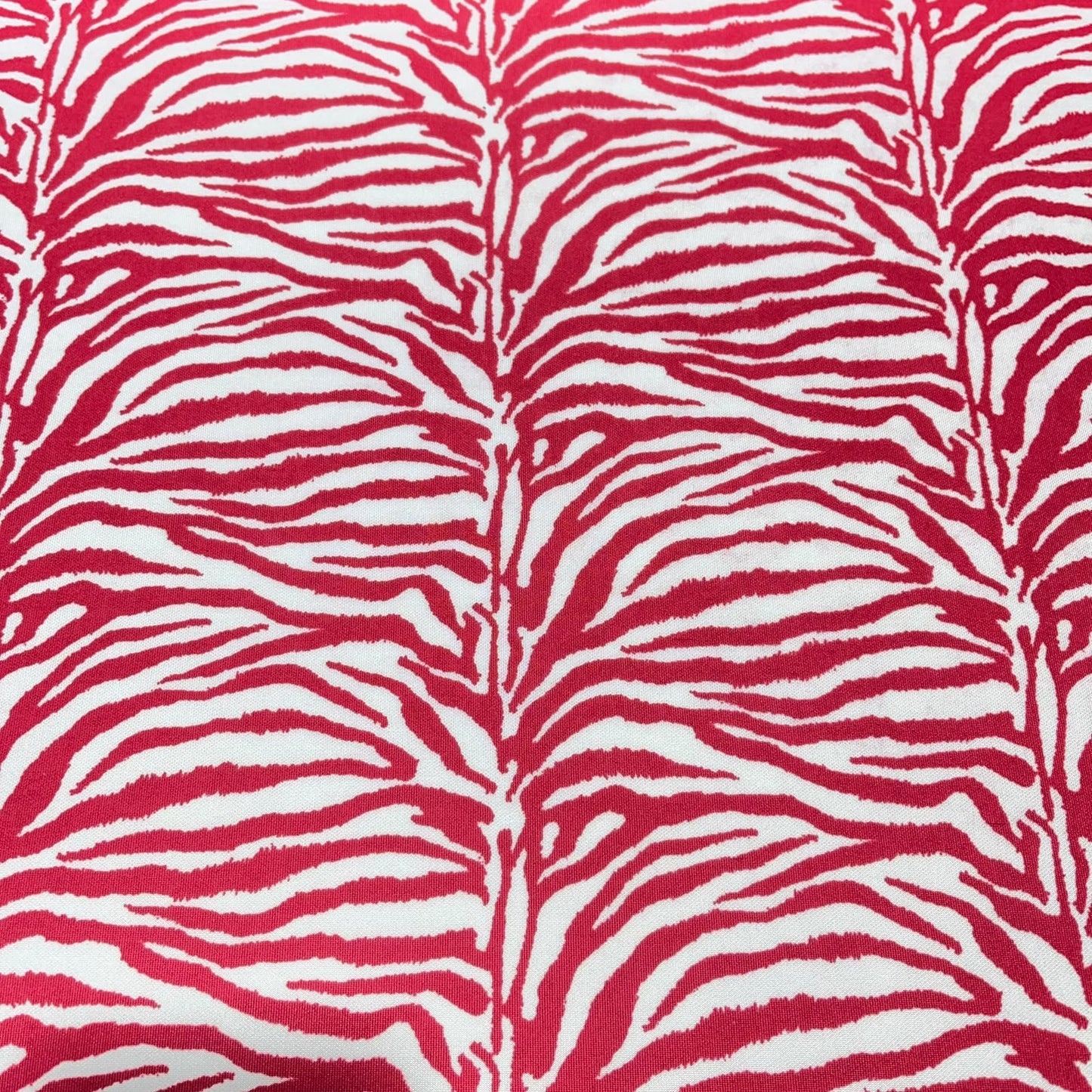 Red & White Zebra Print Scuba Fabric 58" Wide – Animal Print Stretch Dress Fabric By The Metre