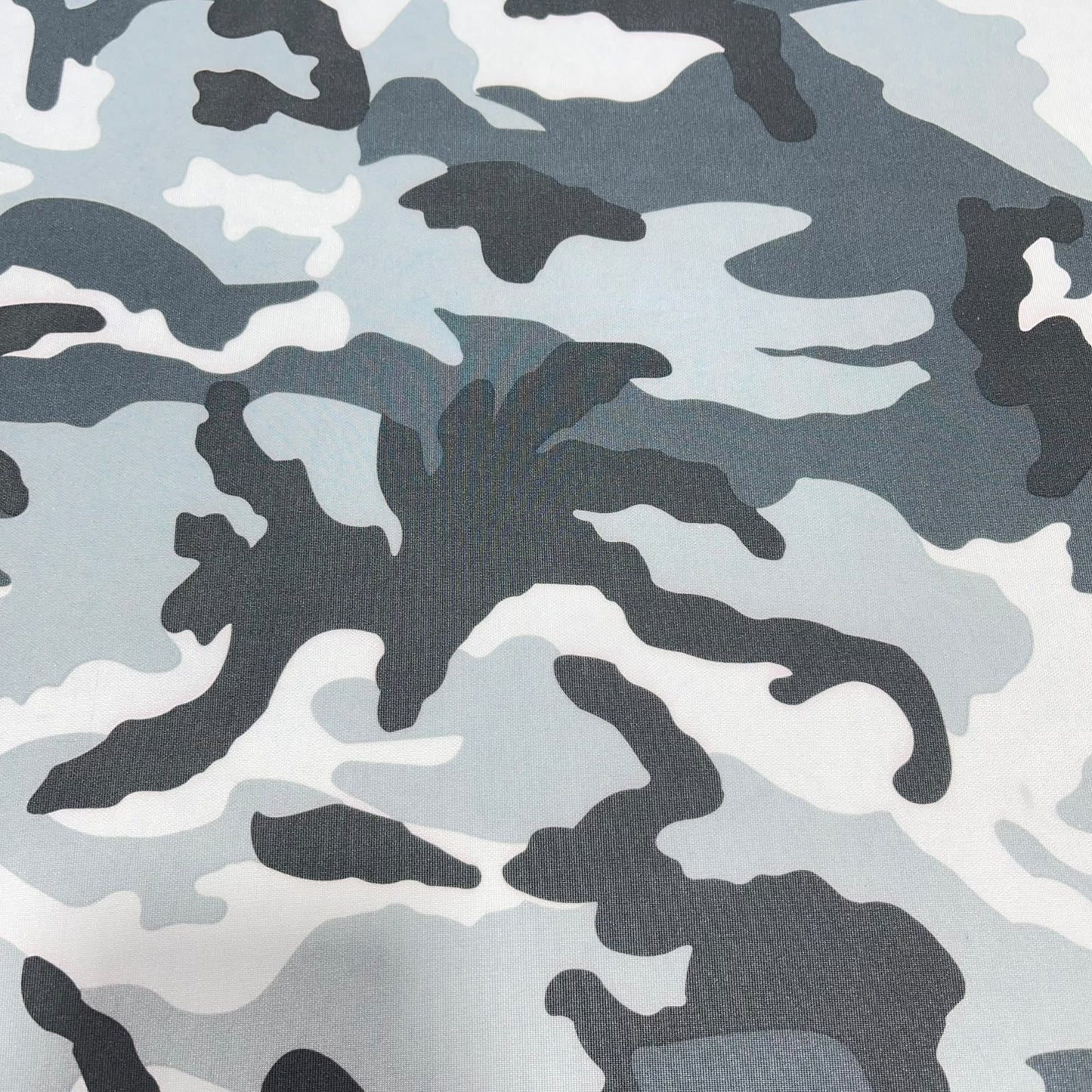 Grey Camouflage Scuba Fabric 58" Wide – Black White Camo Print Stretch Dress Fabric By The Metre