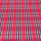 Red Tartan Check Scuba Fabric 58" Wide – Classic Plaid Checked Stretch Dress Fabric By The Metre