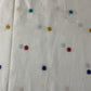 Cotton Embroidery Fabric Floral Golden Zari Metallic Dress Craft Material 44" Wide