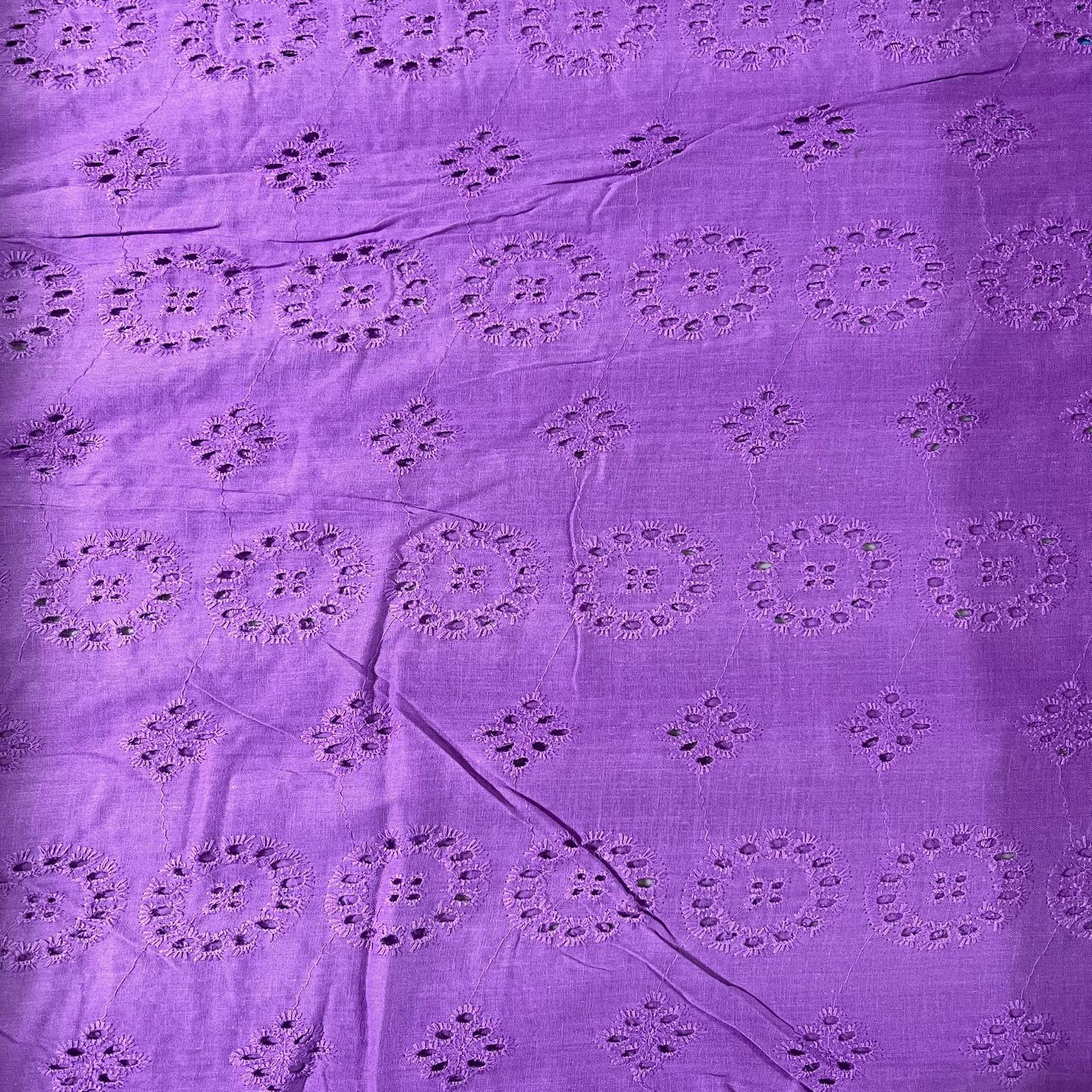 Cotton Floral Embroidery Fabric Lace Broderie Anglaise Dress Craft Mat – I  Need Fabrics
