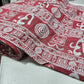 Om Symbol Cotton Linen Fabric 44" Wide | Spiritual Print Dressmaking, Craft & Home Décor Material by the Metre
