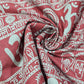 Om Symbol Cotton Linen Fabric 44" Wide | Spiritual Print Dressmaking, Craft & Home Décor Material by the Metre