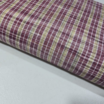 Premium Yarn Dyed Woven Cotton Fabric 44" Check Stripe Dress Craft Material By Meter