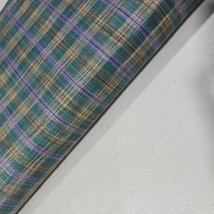 Premium Yarn Dyed Woven Cotton Fabric 44" Check Stripe Dress Craft Material By Meter
