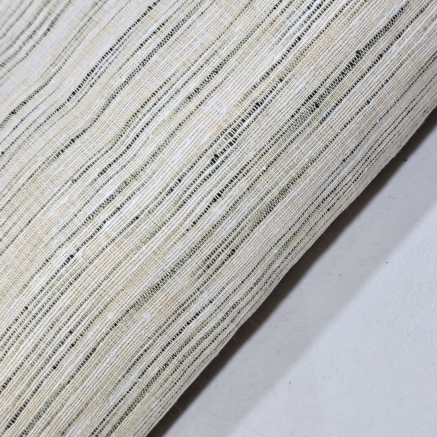 100% Cotton Linen Slub Fabric 44" Wide | Natural Dress Craft Material By The Meter