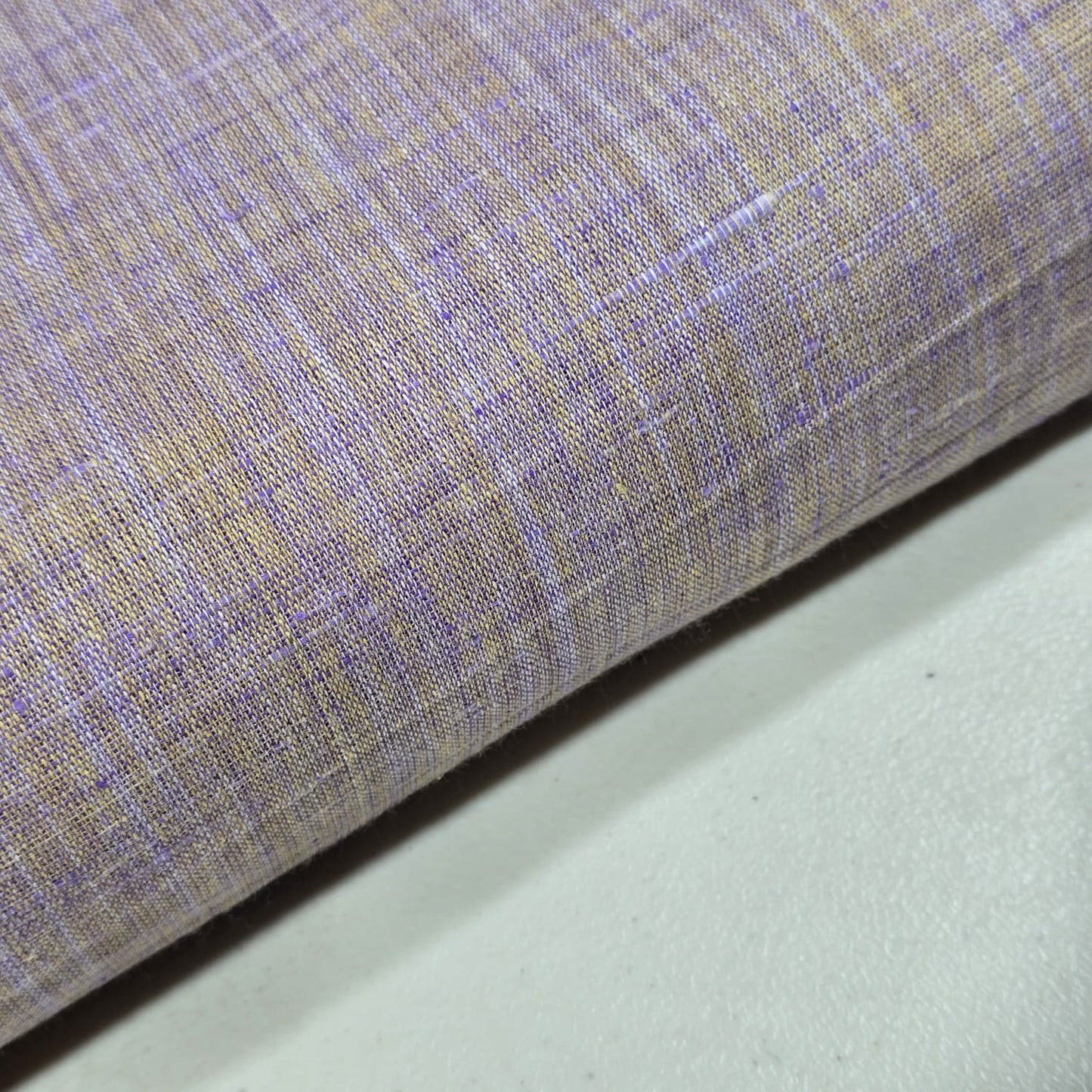 100% Cotton Linen Slub Fabric 44" Wide | Natural Dress Craft Material By The Meter